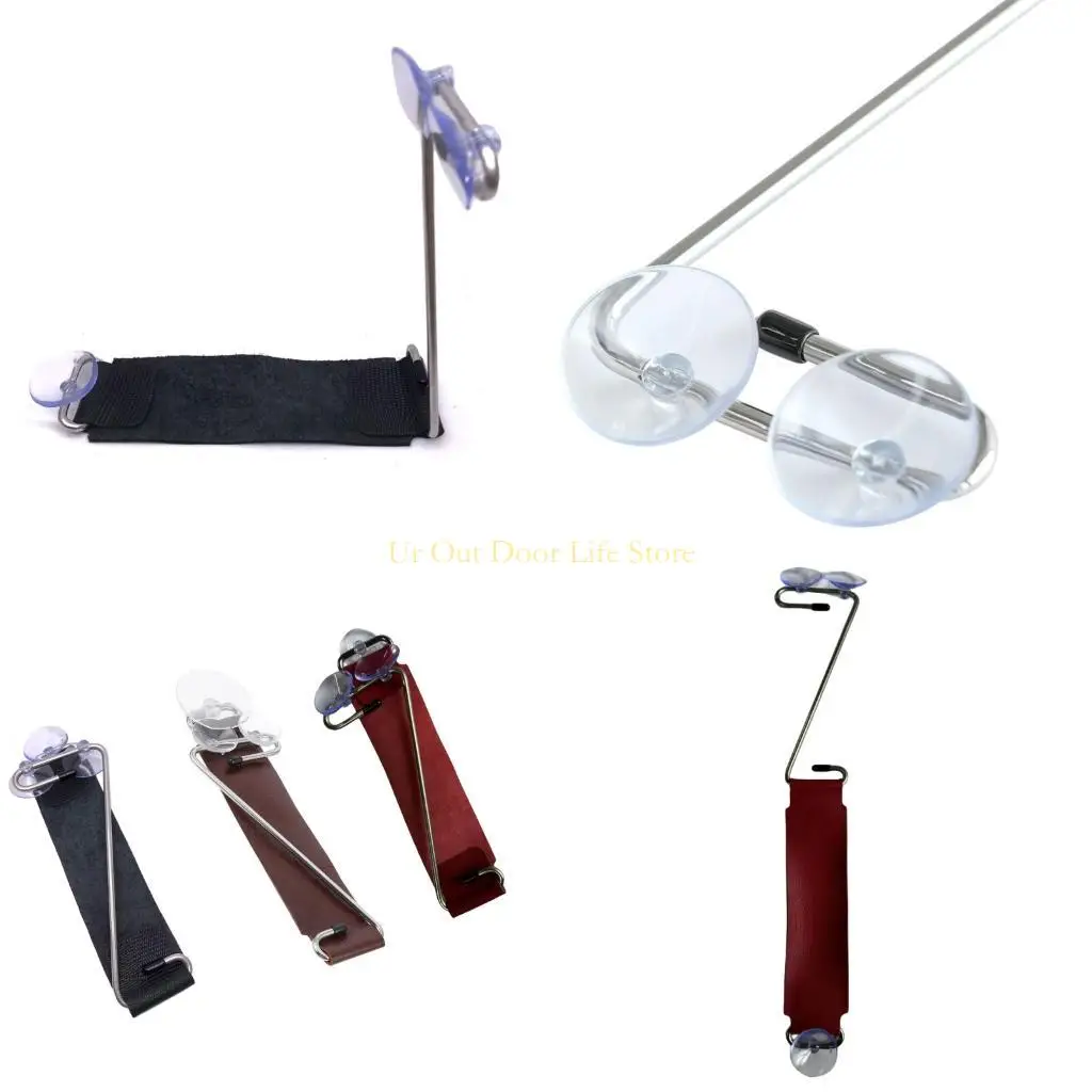 

Эргономичная поддержка гитары в форме буквы Z 77UF с тройными присосками и кожаным ремешком для стабильной работы