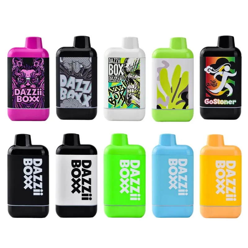 خرطوشة DAZZLEAF Dazzi Boxx 510 قابلة للإخفاء VV بطارية التسخين المسبق 650mah Box Mod متوافقة مع معظم خرطوشة 510 حتى 2 مل