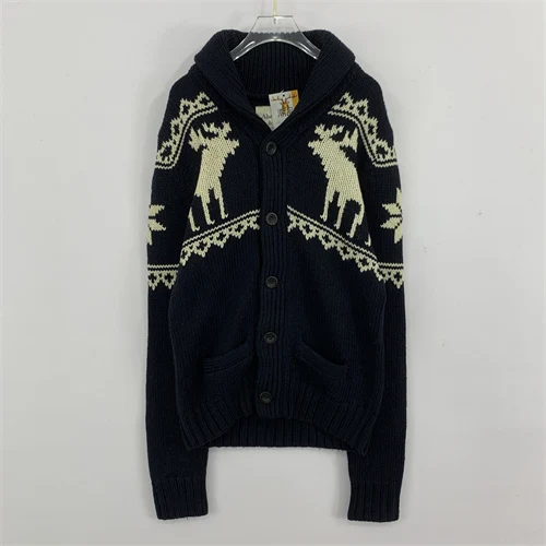 Vintage Nordic Sle Color Blo Sweater ex Long Sve round Ne Knitwear Warmth Heat Fem M Spring Autumn Winter