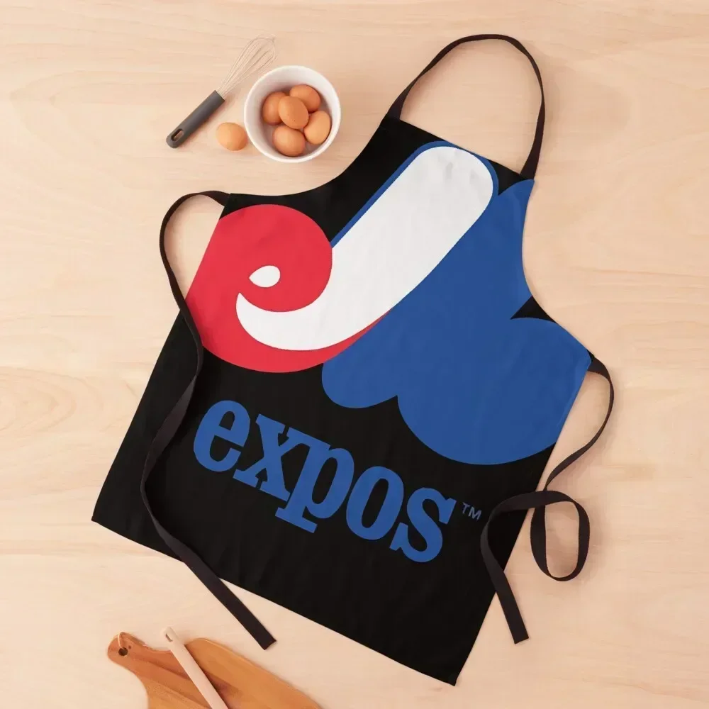 

Montreal Expos Logo Merchandise Apron Cooking Clothes Chef Accessory Kitchen Tools Kitchens Men Apron