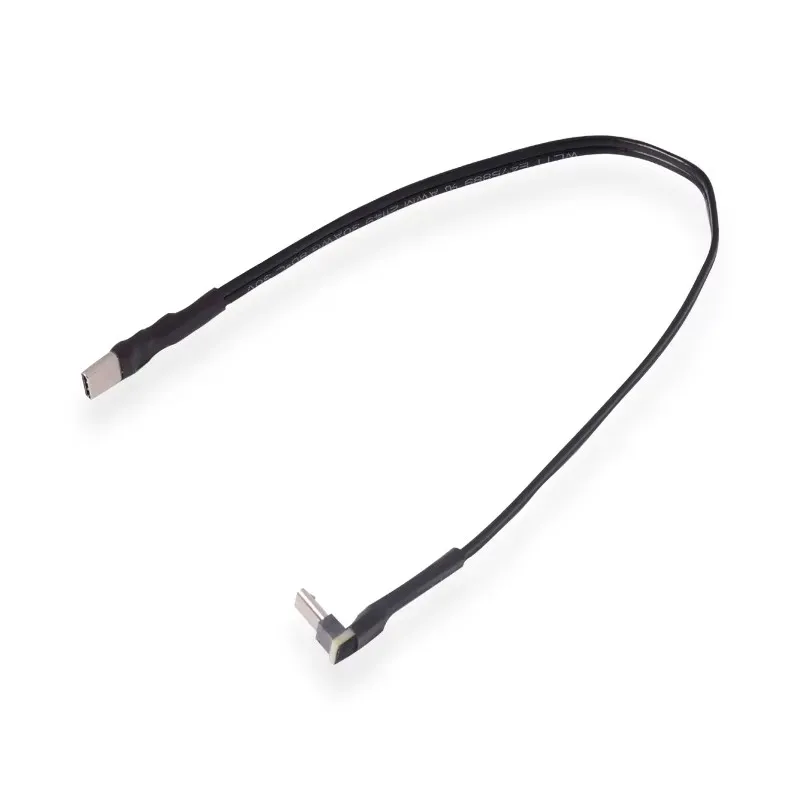 ADT 4A USB typu C do Micro B 90-stopniowy kabel USB-C OTG Cienki kabel wstążkowy Płaski kąt w górę w dół Kabel USB 2.0 Micro-B do szybkiego