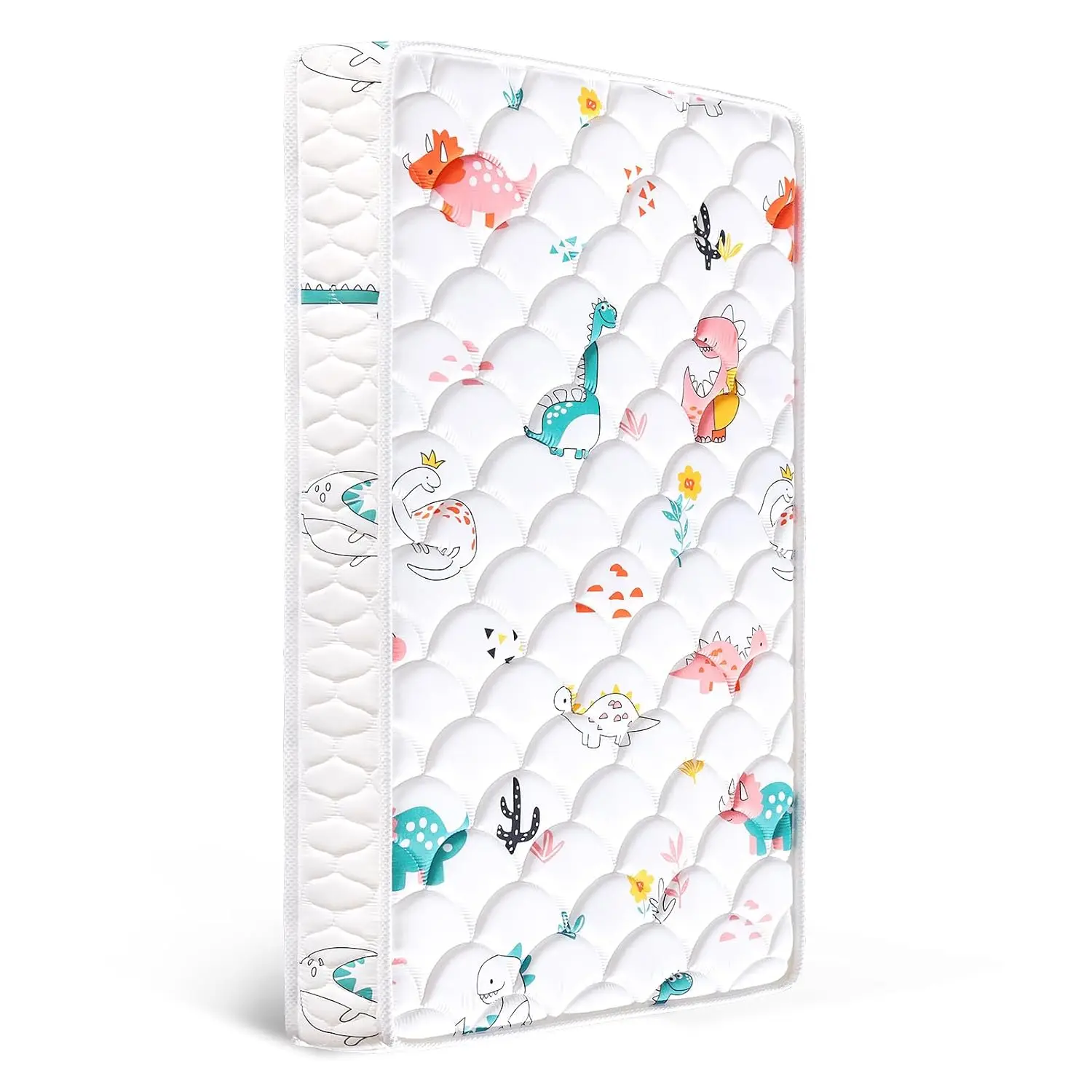 

Премиальный двусторонний жесткий матрас для детской кроватки 5 дюймов, гипоаллергенный, для стандартных детских кроваток и кроватей для малышей