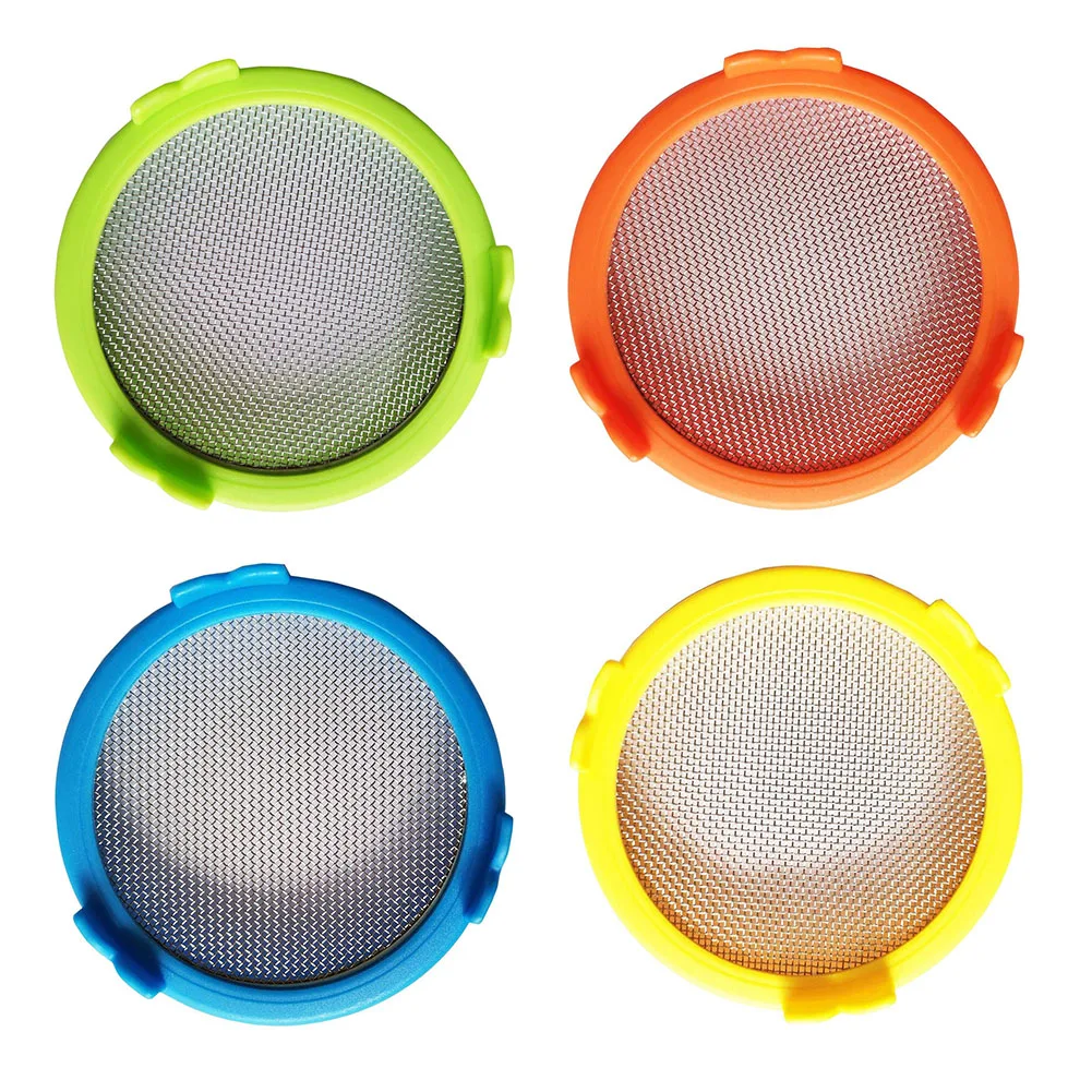 For Healthy Eating Wide Mouth Canning Jar Lid Sprouting Tool Safe Materials Stainless Steel Mesh For Sprouting