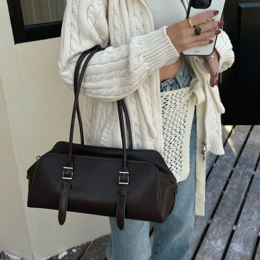 

Retro Autumn and Winter Armpit Small Square Unique Versatile Bag Niche Design Simple High-end Fashion Casual Daily Relaxation