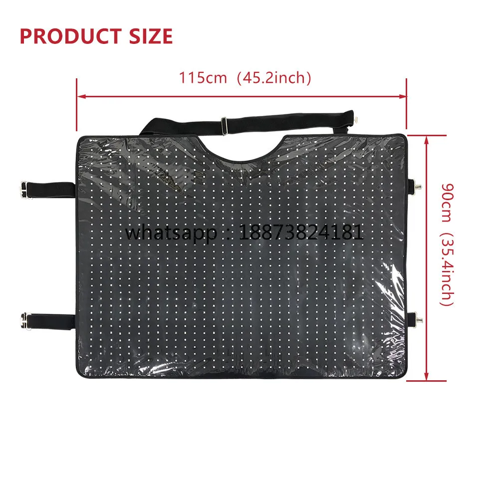 

Инфракрасный греющий коврик Shanglaite 90x115 см с индивидуальной настройкой на 660 нм и 850 нм для терапии красным светом, одеяло для лошадей, быстрая доставка