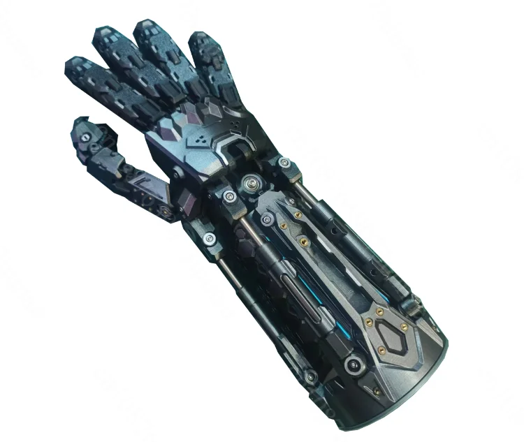 Wearable Mecha Exoskeleton Arm Gauntlet Sci‑Fi Mechanical Arm Armor Film Television Costume Prop for Cosplay Halloween
