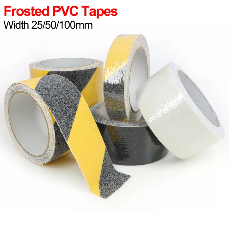 5m Roll Frosted PVC Tape Matte Finish Self Adhesive Waterproof High Viscosity 25mm 50mm 100mm Industrial Packaging Tape