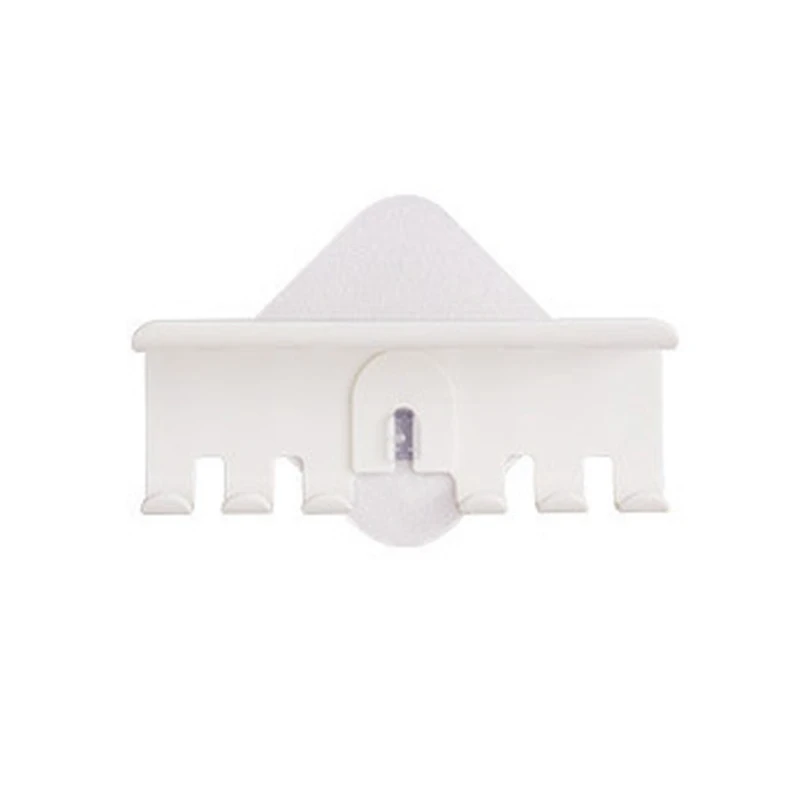 Toothbrush Holder Wall Mount Magic Sticker Bathroom Family Tooth Brush Set Wall Stand Toothpaste Placed Storage Holder Rack