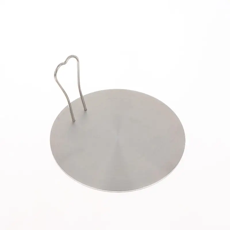 Kitchen Heat Diffuser Plate Anti Scald Handle Stainless Steel Induction Plate Electric Cooker Diffuser Adapter Converter