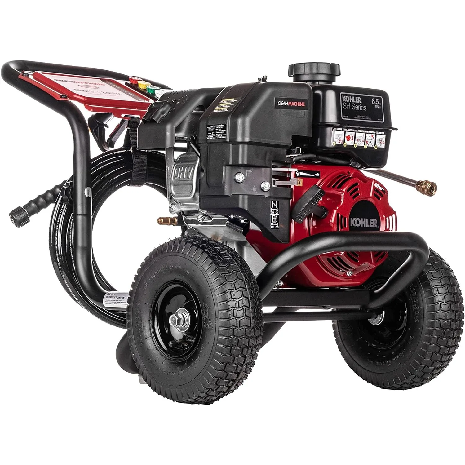 NEW CM61118-S Clean Machine 3500 PSI Gas Pressure Washer, 2.5 GPM, Kohler SH270 Engine, Includes 15-Inch Surface Cleaner