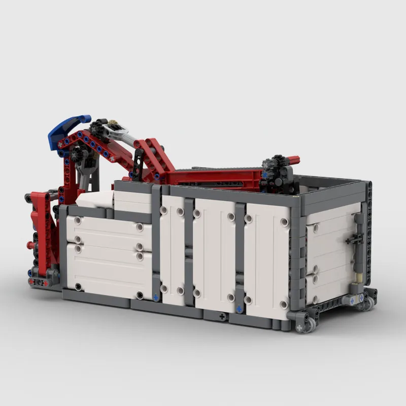 

MOC-96632 Классическая модель контейнеров с краном, 589 деталей, игрушка в подарок для мальчиков, детский день рождения и Рождество