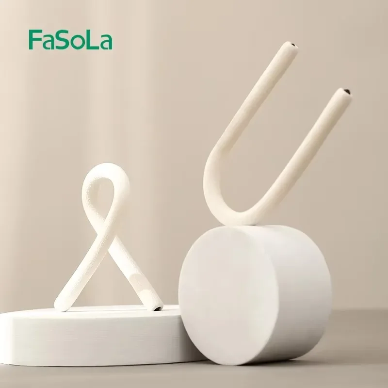 FaSoLa S Hooks Free Bending Hook for Hanging Bags Free Bending Hook Multi-Function Use as Cupboard Lock and Phone Stand
