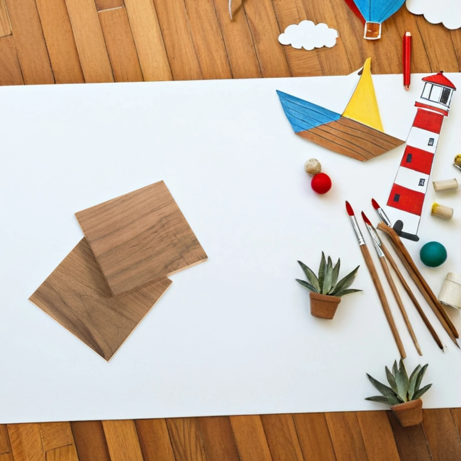 

2pcs Black Walnut Wood Planks Thickened Natural Carving Blocks For Diy Crafts Home Decor Unfinished Hardwood Blanks Wood Carving