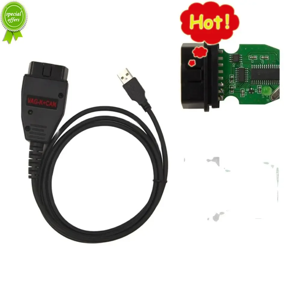 

Vag K+can Commander 1.4 Obd2 Obdii Diagnostic Scanner With Ft232rl Pic18f258 Chip Com Cable For Vw For Skoda For Seat