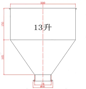 Hygienischer Bierbrauhopper, Maßgefertigter Flüssig- und Pulverdosierer, Hygienische Tri-Clamp-Ferrule, 2L bis 80L – Detail 11