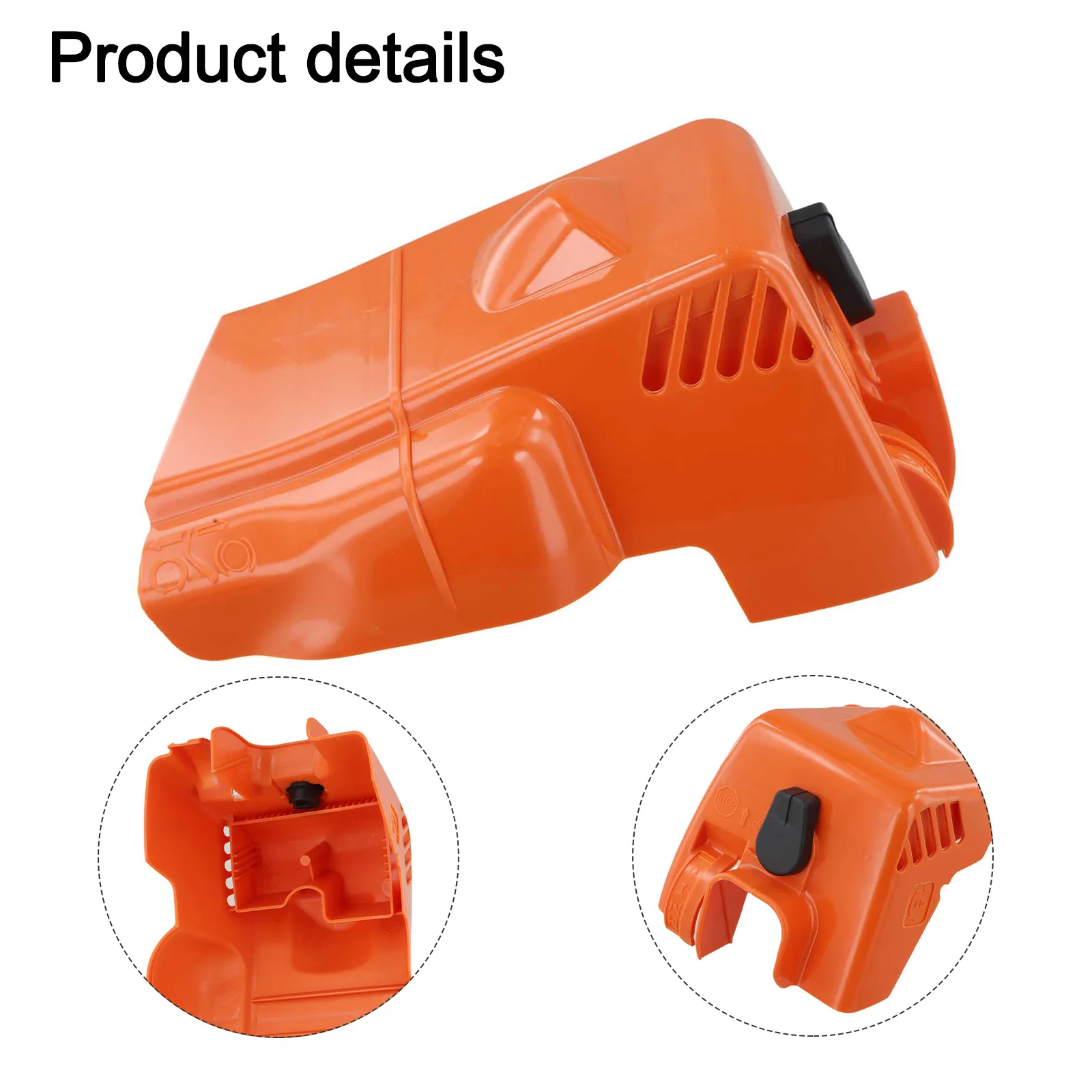 Engine Cylinder Cover for 017 018 MS170 MS180 Chainsaws Plastic Replacement Part Designed to Match OEM# 1130 140 4709 Standards
