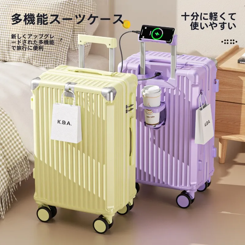 2026-new-20-inch-large-capacity-multi-functional-luggage-high-aesthetic-value-pullman-travel-suitcase-outdoor-camping-fishing