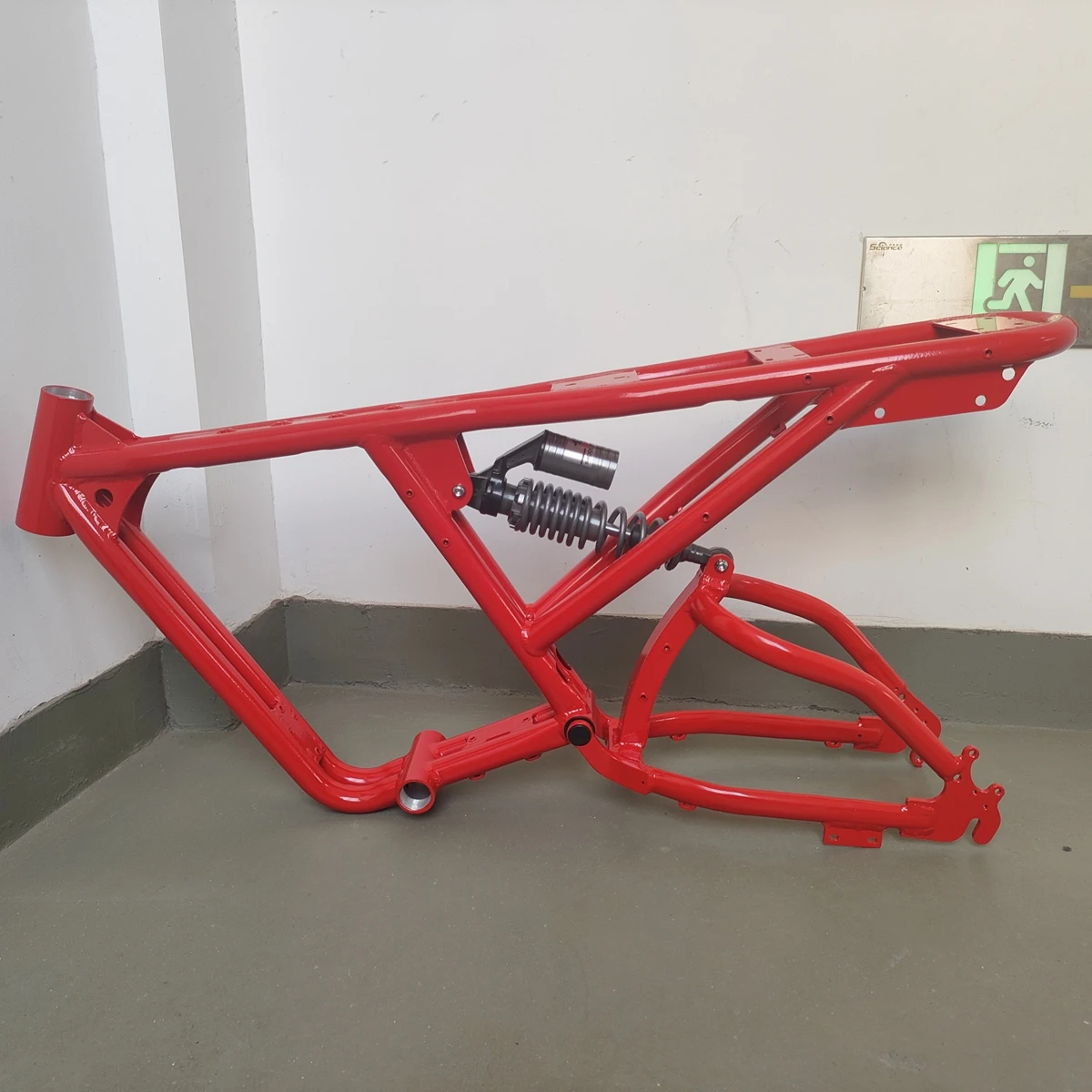 

Kalosse Aluminum Alloy 190mm Electric Fat Bicycle Frame, E-Bike Frame , Electrical Snow Bike , 20x4.0, BB 120mm