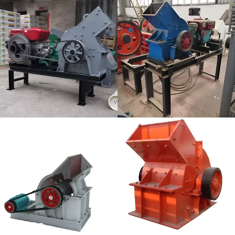 2026Hot Industrial Portable Steel Hammer Mill Crusher PLC AC Motor 28t/h Capacity Mining Construction Waste Processing