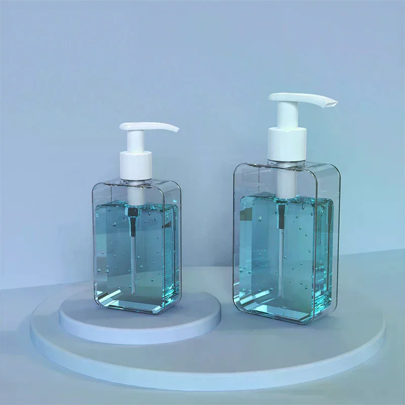 200/300 مللي موزع الصابون المربع كونترتوب زجاجة محلول مع مضخة الحمام غسول موزع الصابون السائل إعادة الملء زجاجة فارغة #4