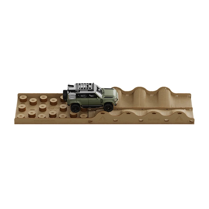 Eco-Friendly-Wooden Simulation Off-Road Obstacles For 1/16 1/18 1/24 RC Crawler Model Car Adult Children's Toys Assembly Prop