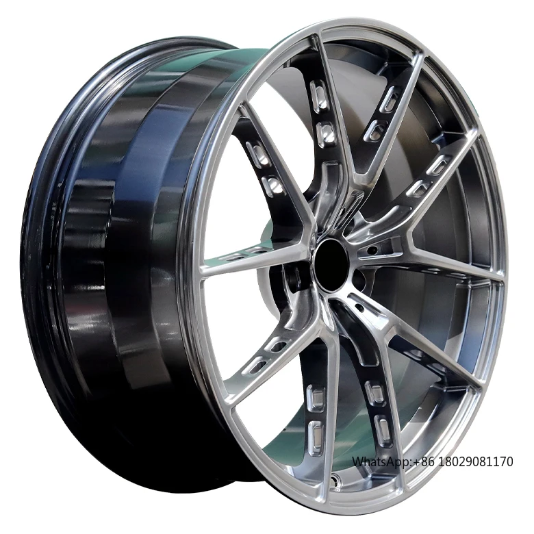 Alloy Car Monoblock Wheels Chrome Plating Machine Forged Wheel For Bmw M5 M8 Thunder Edition Upgraded 5 6 7 Series M5 M5c M8