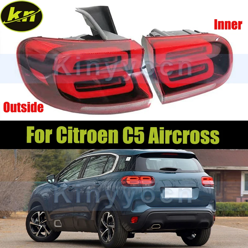 

Rear Bumper Tail Light Taillamp For Citroen C5 Aircross Taillight Brake Stop Reverse Lamp