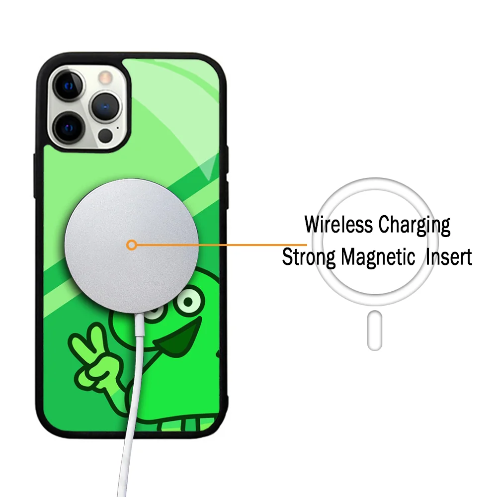 Bfdi Battle For Dream Island Phone Case For IPhone 11 12 13 14 15 Plus Pro Max Mirror Cover For Magsafe Wireless Charging