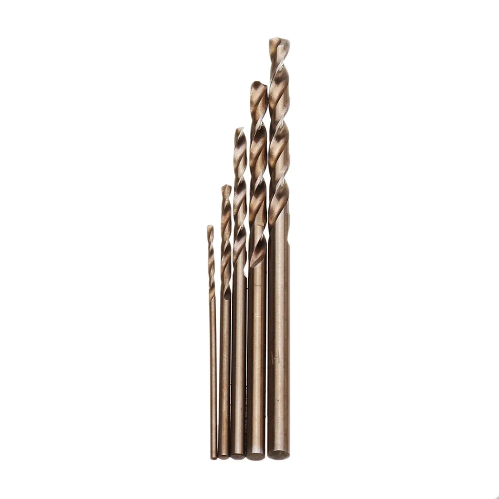 50Pcs 1/1.5/2/2.5/3mm M35 코발트 트위스트 드릴 비트 스테인레스 스틸 알루미늄 목재 Plactic에 대 한 고속 강철 금속 드릴링 구멍