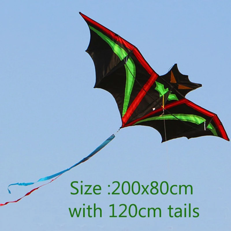 free shipping bat kite flying toys for kids windsurf professional outdoor games fishing kite peonzas con cuerda kite reel fun