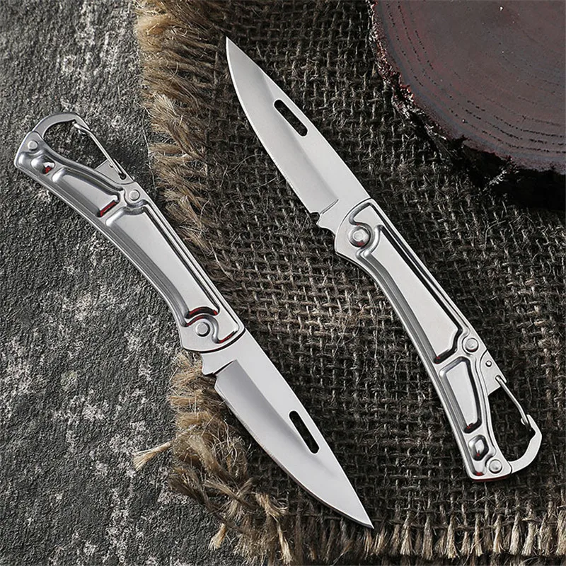 Portable Stainless Steel Shape Knife Camping Outdoor Survival Supplies Tools Foldable Pocket Knife Mini Knife Drop Shipping