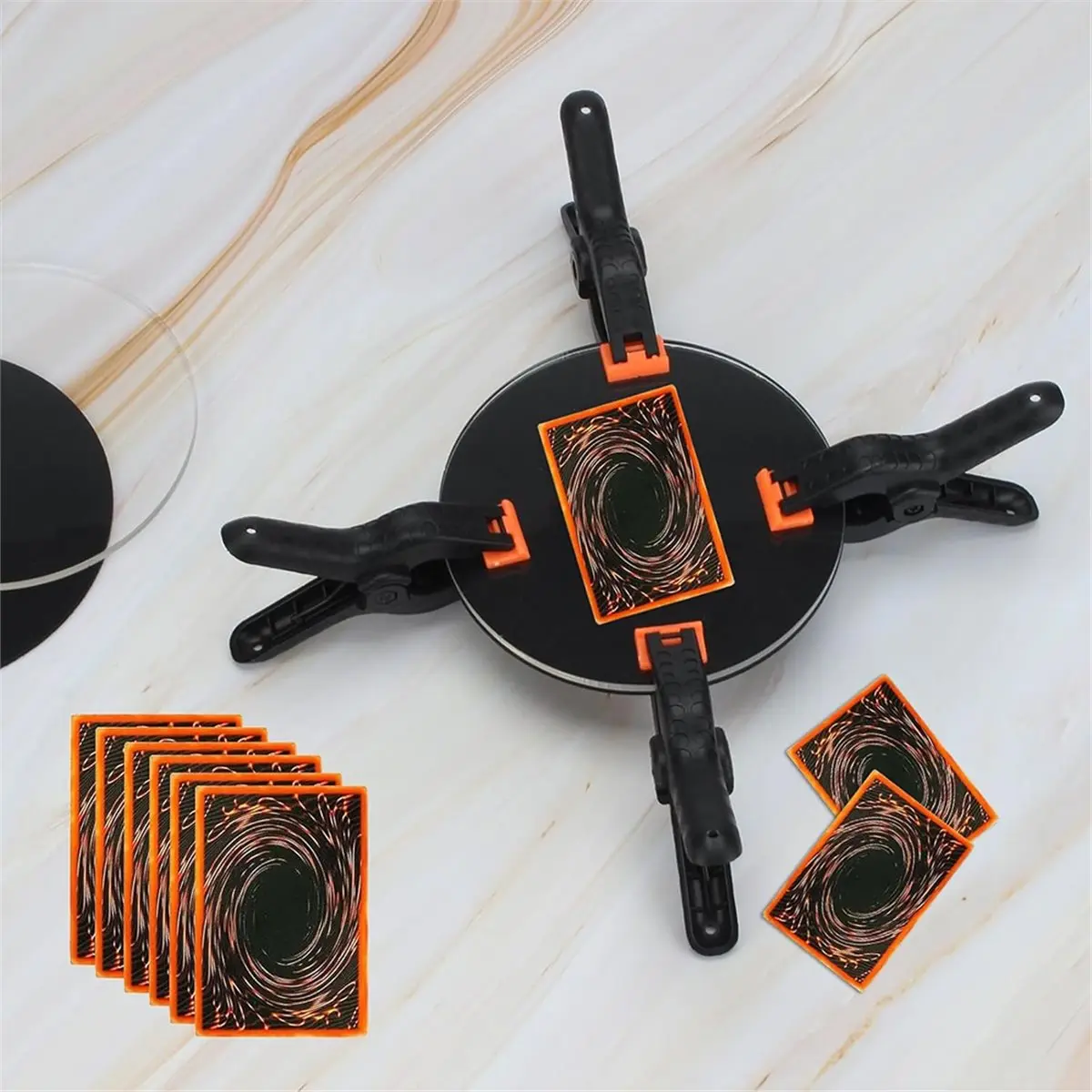 A56K 10 PCS Trading Card Maintenance Kit, Comprehensive Cleaning and Flattening Tool Set for Collectible Cards