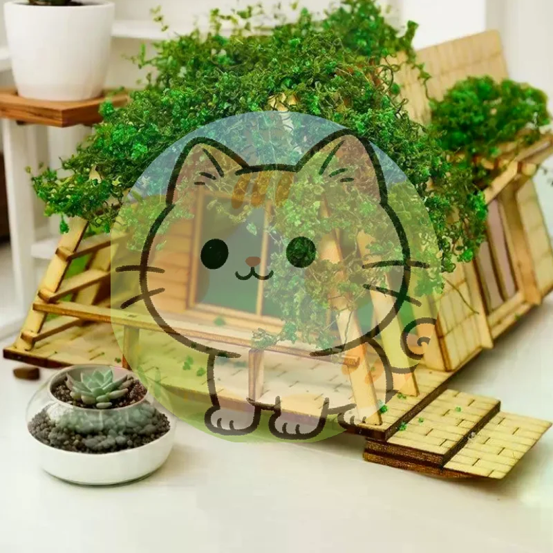 

♥ Набор из 3 грамм искусственных зеленых растений: миниатюрные имитации вьющихся растений и цветов для моделей домов, ландшафтного дизайна и поделок своими руками