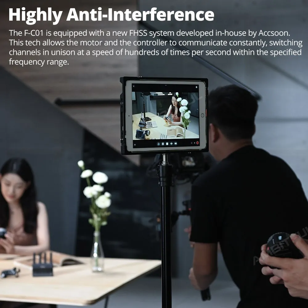 Accsoon F-C01 Mini Wireless Follow Focus Control System Universal Portable Mini Zoomer Chasing Focus Focuser For DSLR Camera