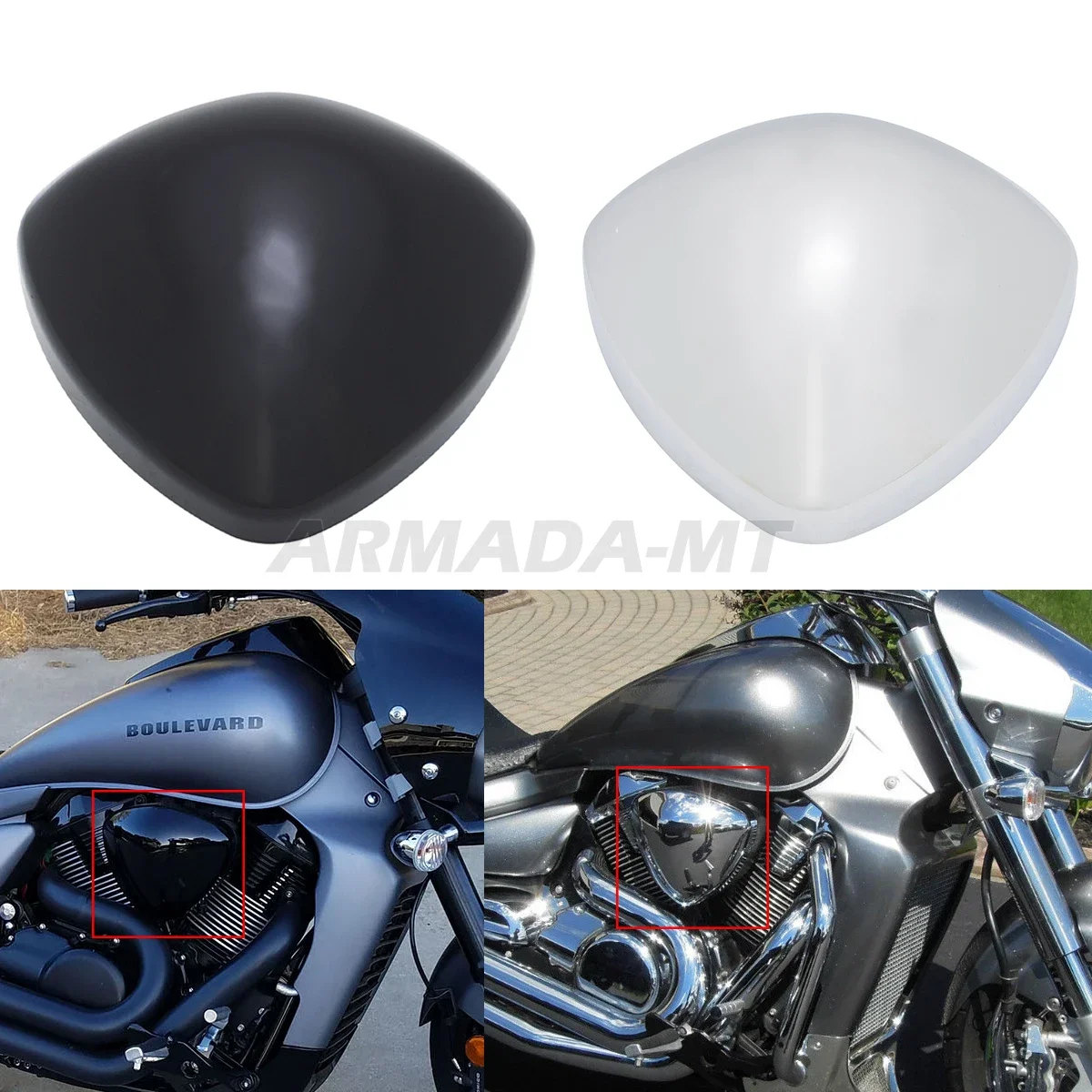 Engine Air Cleaner Filter Cover Cap Motorcycle Accessories For Suzuki Boulevard M109R /Intruder M1800R/VZR1800 Boss 2006-2023