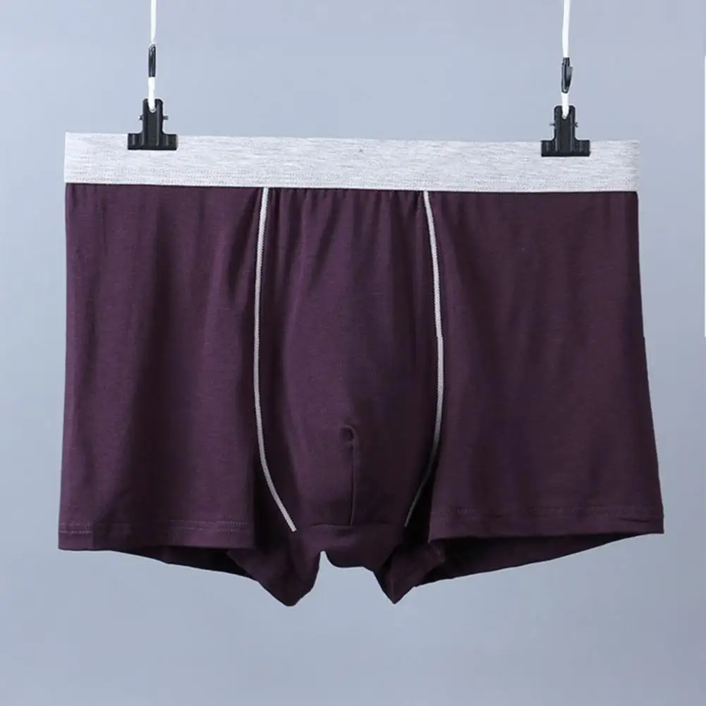 

2025 Men Boxer Underwear Mid-rise Breathable Smooth Wiring Basic Men Boxer Briefs Male Shorts Panties Tight Cut Underwear