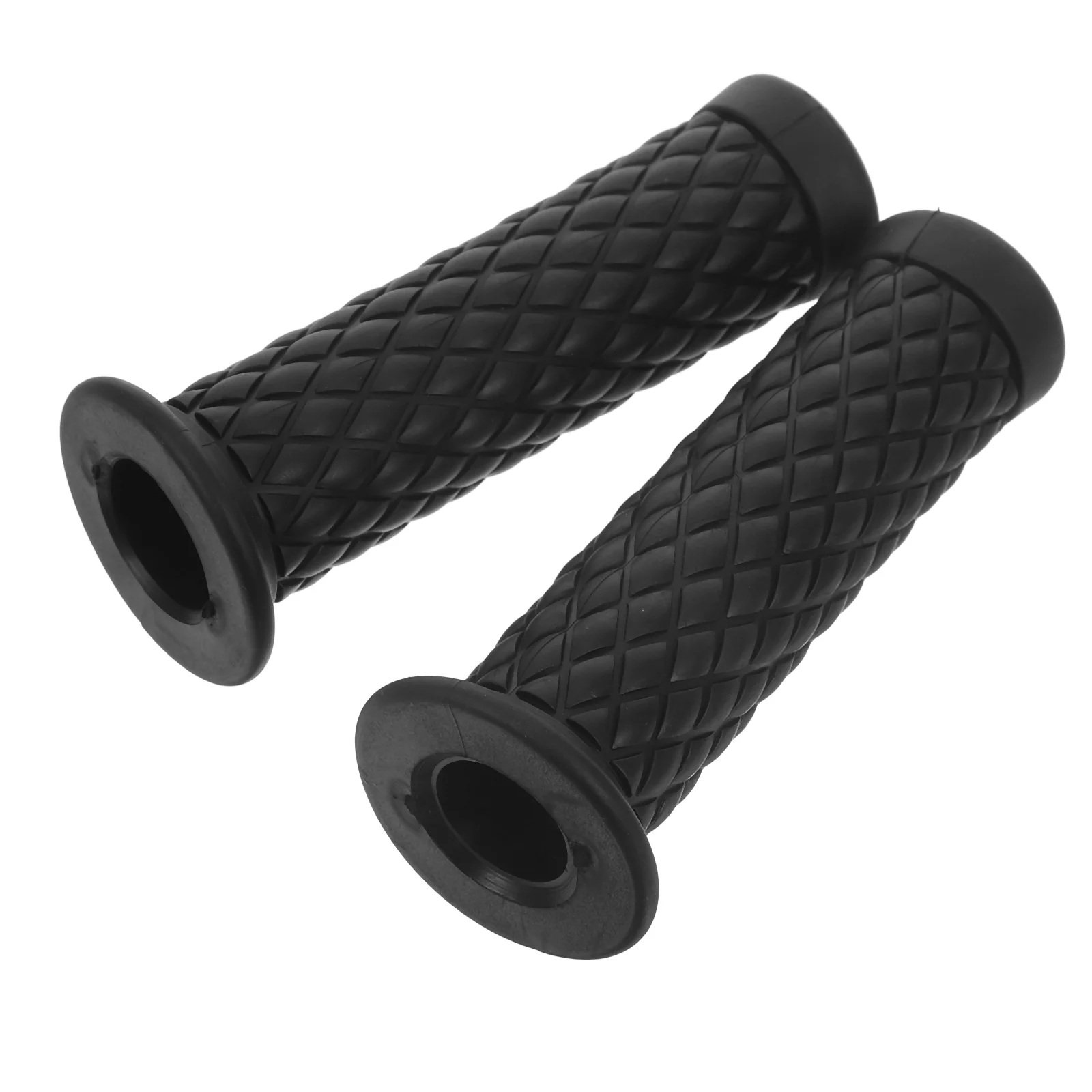 

2pcs Rubber Replacement Grips For Motorbike Handlebar Covers Black Durable Handle Grips For Motorcycle Motorcycle Accessories