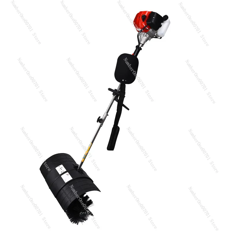 

Portable Shoulder Mounted Lawn Cleaner Garden Turf Raking Brush Machine For Yard Park Football Field Grass Grooming Tool
