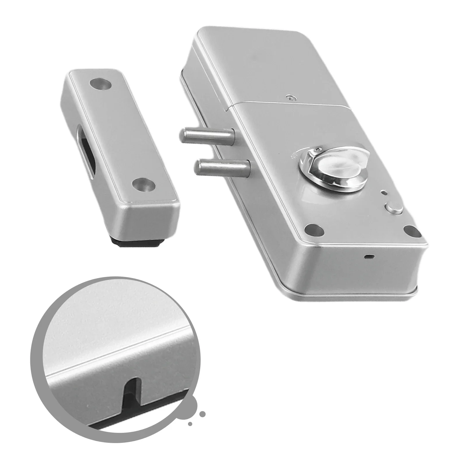 1 Juego de cerradura de puerta Invisible inteligente, cerradura de puerta de madera antirrobo, cerradura electrónica inteligente, aplicación Tu-ya/tarjeta, desbloqueo, herrajes para muebles