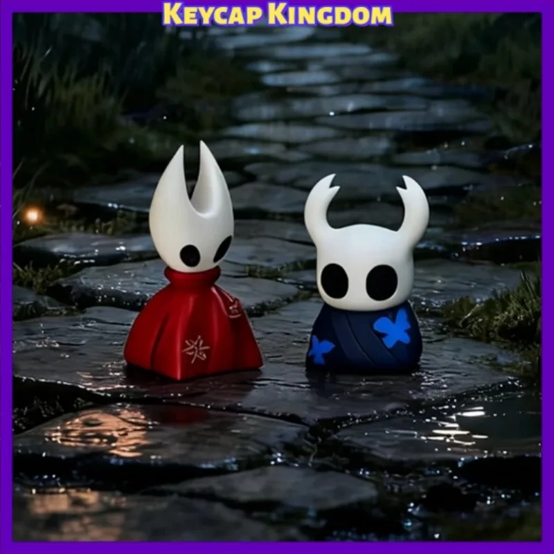 Hollow Knight Hornet Custom Resin Keycap Cute Transparent Backlit DIY Keycap for Mechanical Keyboard PC Gaming Gift Collection
