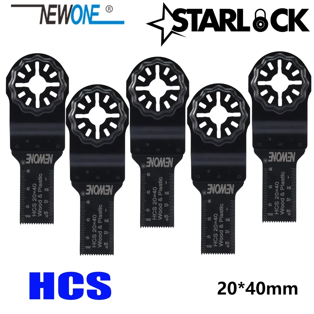 NEWONE Compatible for  STARLOCK HCS20*40mm Saw Blades Oscillating Tools Wood/Plastic Cutting Oscilllating tool multi-tool blades