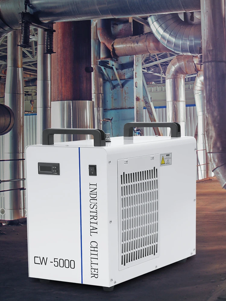 مبرد المياه Sihao CW3000 CW5000 CW5200 نظام تبريد مبرد المياه ث/6L سعة خزان المياه لمبرد أنبوب الليزر الزجاجي CO2