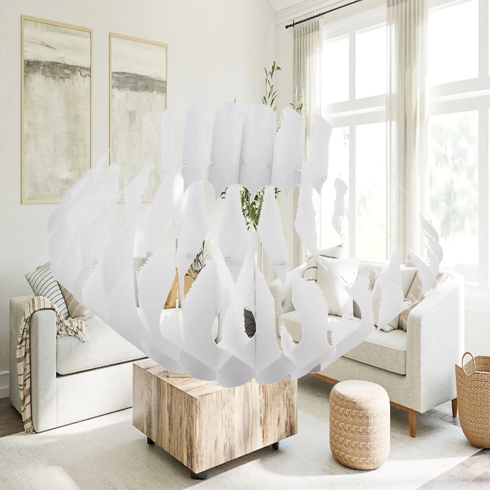 Floor Lamp Shade Creative Standing Lamp Shade for Cafe Bedroom Apartment