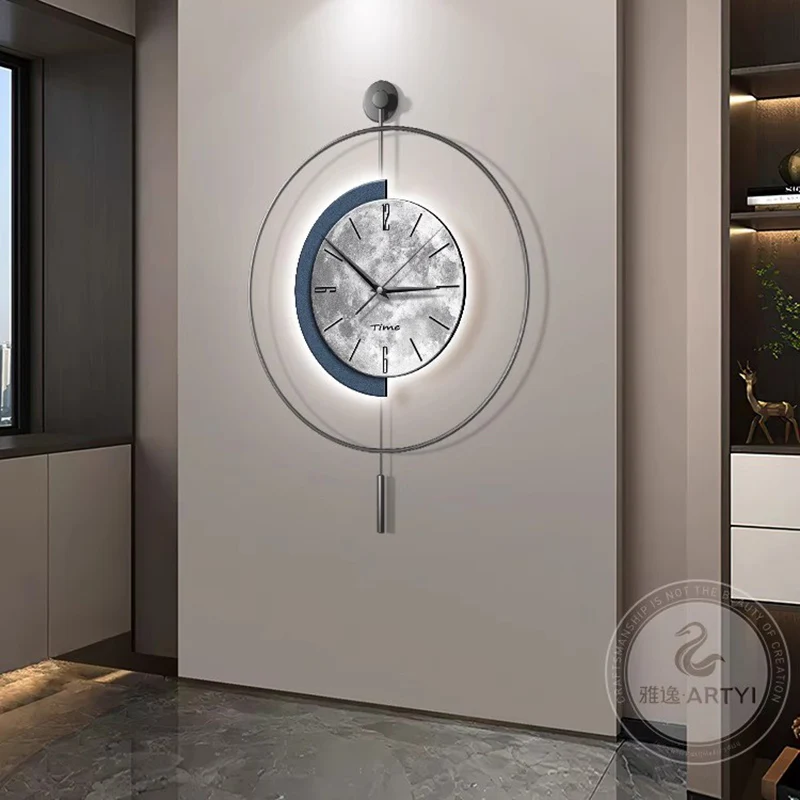 Bathroom Aesthetic Wall Clocks Digital Art Mural Kitchen Bedrooms Vintage Chinese Wall Watch Fashion Saat Living Room Decoration