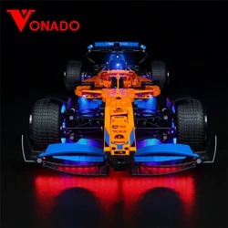 Vonado LED Lighting Set NEW Technical Compatible 42141 McLarened Formula 1 Race Car Model Buiding Block  (Not Model）