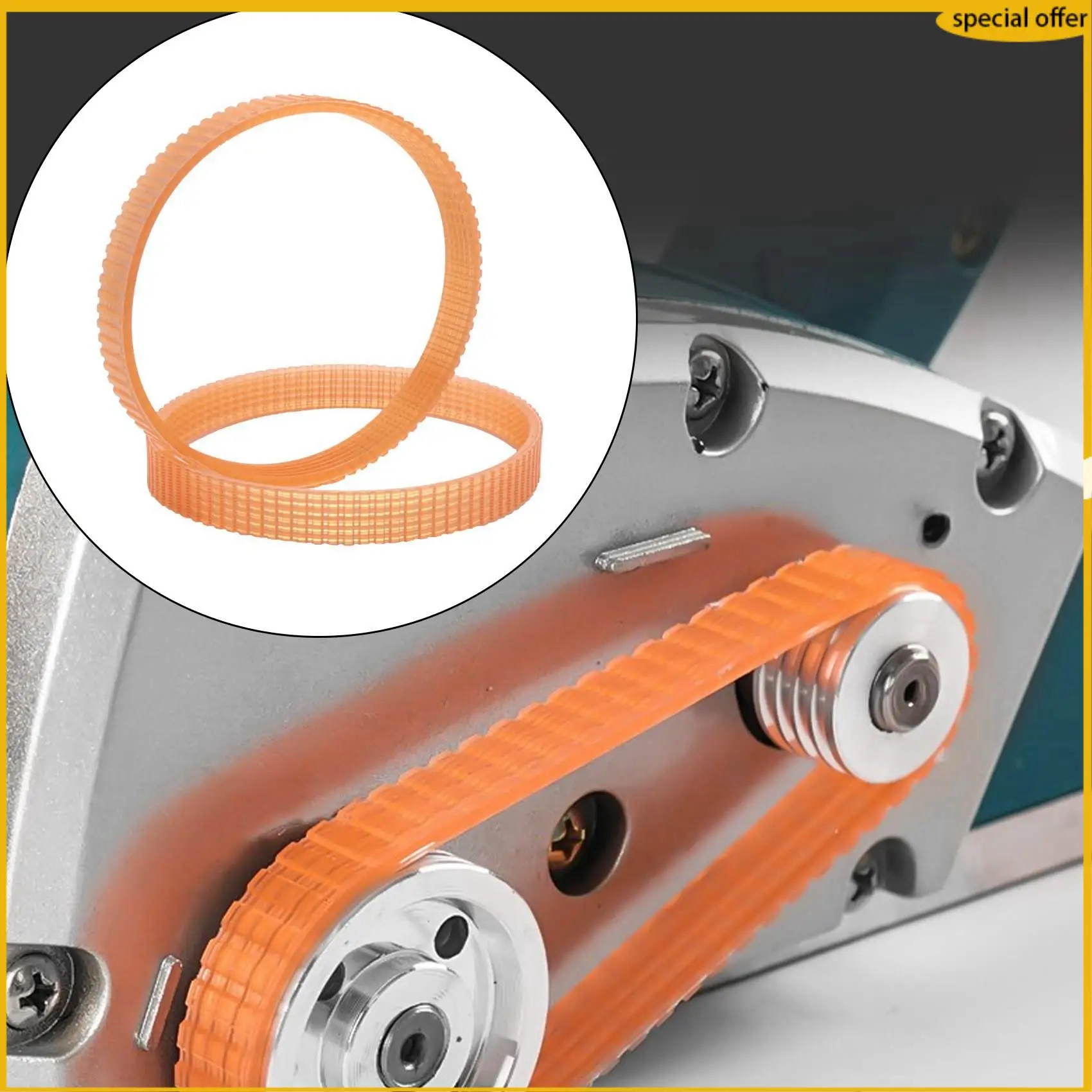 A50I 2Pieces/Lot 9401-6PJ348 Planer Belt Ribbed Belt Abrasive Machine Belt