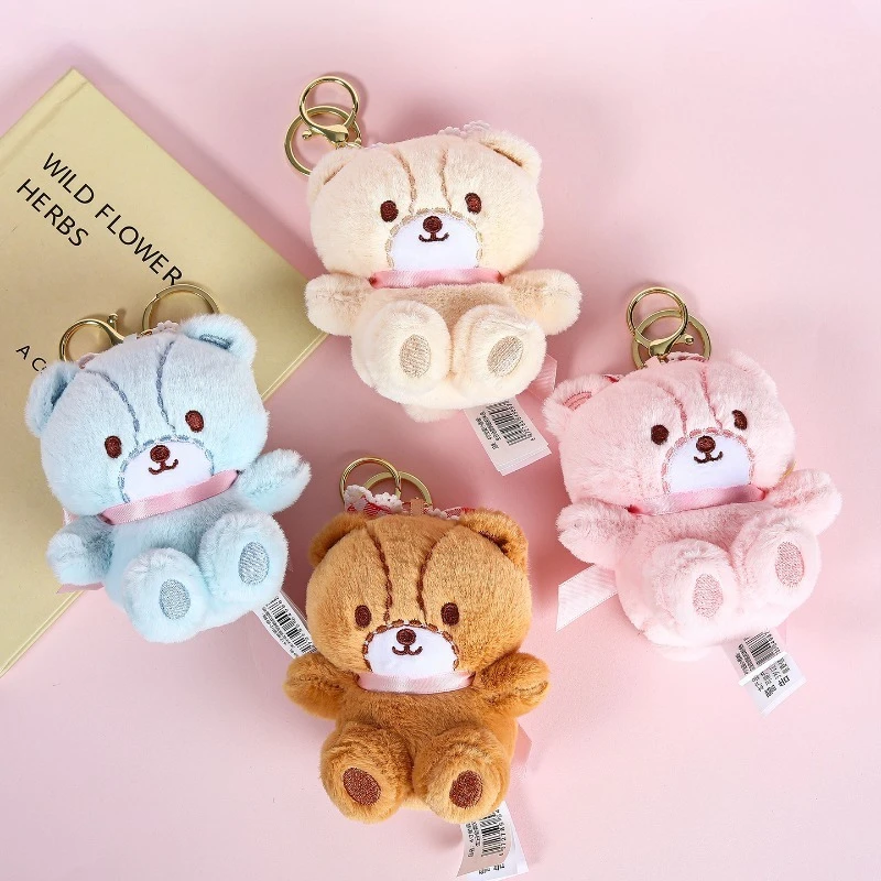 

Kawaii Little Twin Stars' Kuma плюшевый кулон-брелок сзади упаковка орнамент кулон брелок мягкая плюшевая кукла праздничный подарок