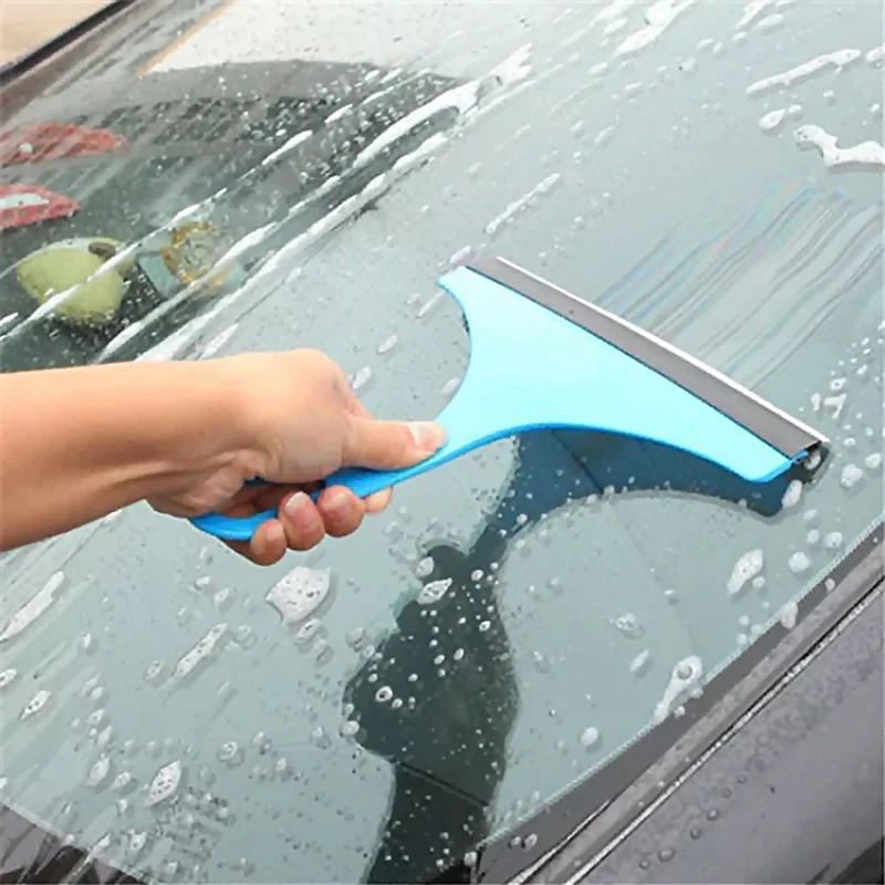 Cleaner Glass Wiper Scraper Washing Cleaning Tools Window Glass Cleaning Brush Wiper Auto Windscreen Glass Glass Wiper Magnetic