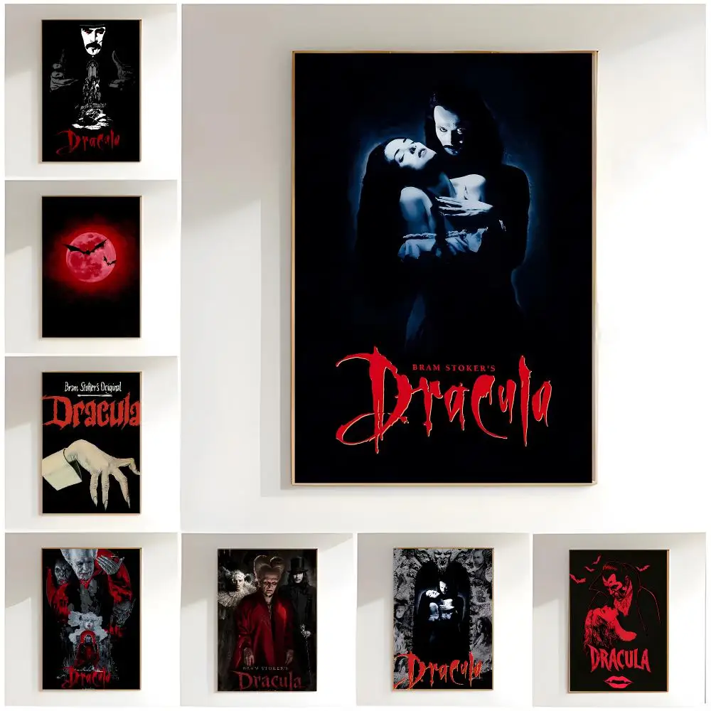 Gothic Novel D-Dracula Poster Classic Wall Art  Home Decor  Peel and Stick Unframed
