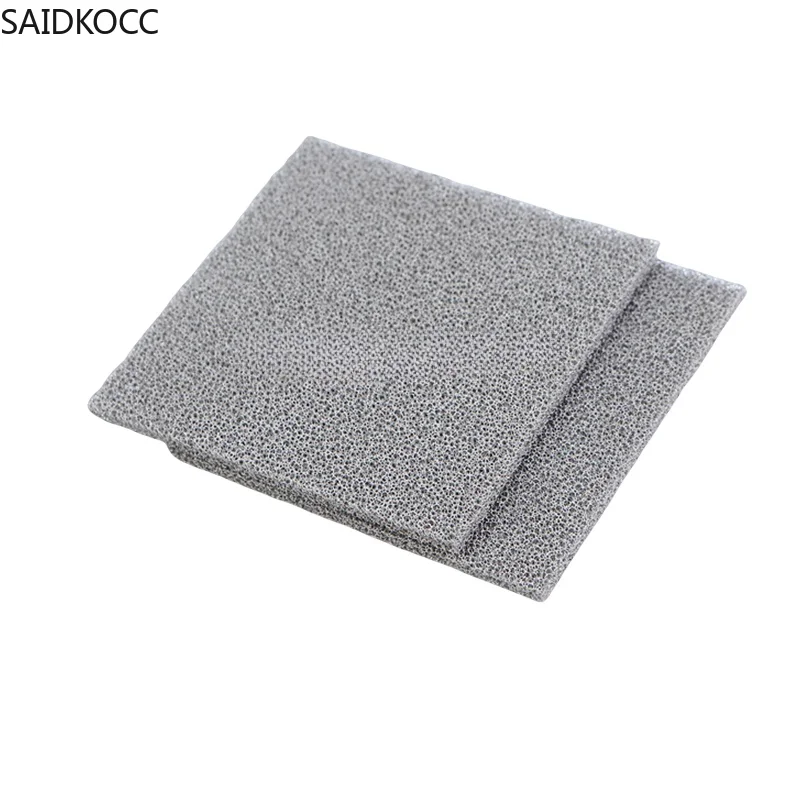 SAIDKOCC 100x100mm High Purity Foamed Iron Nickel Electrochemical Experiment Catalytic Filtration Materials